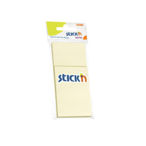 STICK'N Notes 38mm x 50mm Pastel - 100 Sheets Per Pad, 3 Pads Per Pack