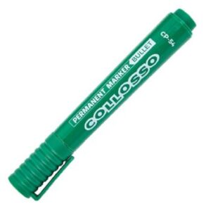 COLLOSSO Permanent Markers Green (Box of 10)
